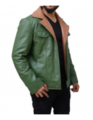Mobile Suit Gundam Iron-Blooded Orphans Orga Itsuka Cosplay Costume Jacket | Tekkadan Orga Itsuka Green Leather Jacket Mobile Suit Gundam Iron-Blooded Orphans Orga Itsuka Cosplay Costume Jacket | Tekkadan Orga Itsuka Green Leather Jacket